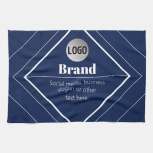 Ihr Logo und modernes, anpassbares Design   Marine Geschirrtuch