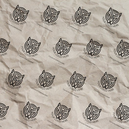 Ihr Logo und soziale Medien, Verpackungsgeschäft Gummistempel