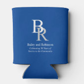 Ihr Logo-Unternehmen Beruflich Werbeblau Dosenkühler (Rückseite)