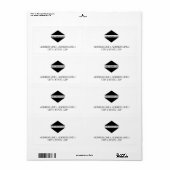 Ihr Logo-Versand-Label für Ihr Unternehmen (Vorne)