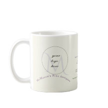 Ihr Logo Vintag Promo Business Info Kaffee Tasse