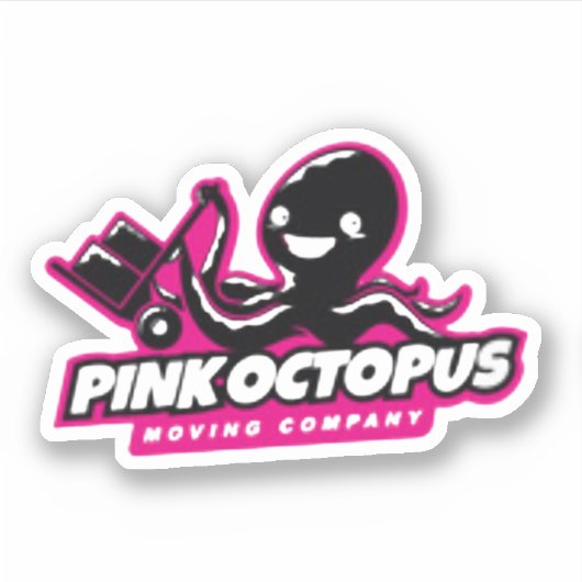 Ihr Logo wasserdicht Aufkleber (Vorderseite)