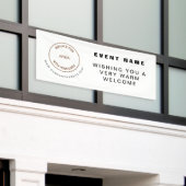 Ihr Logo-Website-Willkommensveranstaltung Banner (Äußeres Gebäude)