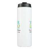 Ihr Logo, Werbung für den Firmennamen, Meldung Thermosbecher (Vorderseite)