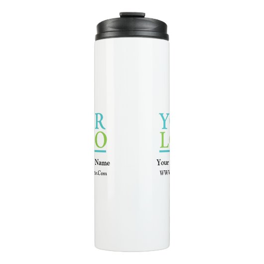 Ihr Logo, Werbung für den Firmennamen, Meldung Thermosbecher (Vorderseite)