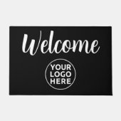 IHR LOGO Willkommene individuelle Outdoor-Rucksack Fußmatte (Vorderseite)