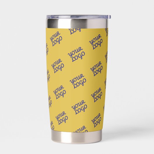 Ihr Logo wird automatisch als Gold/Bearbeitbare Fa Thermobecher (Links)
