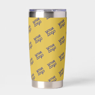 Ihr Logo wird automatisch als Gold/Bearbeitbare Fa Thermobecher