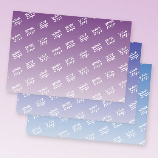 Ihr Logo wird automatisch gefiltert | Editierbare Geschenkpapier Set