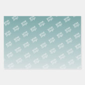 Ihr Logo wird automatisch gefiltert | Editierbare Geschenkpapier Set (Vorderseite 2)