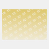 Ihr Logo wird automatisch gefiltert | Editierbare Geschenkpapier Set (Vorderseite)