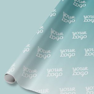 Ihr Logo wird automatisch gepflastert und editierb Geschenkpapier