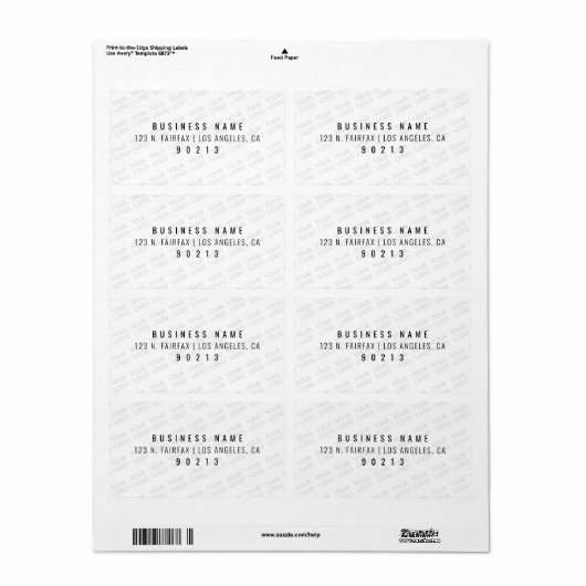 Ihr Logo wird automatisch hell und wiederholt (Vorne)