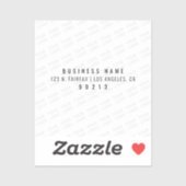 Ihr Logo wird automatisch hell und wiederholt Aufkleber (Blatt)