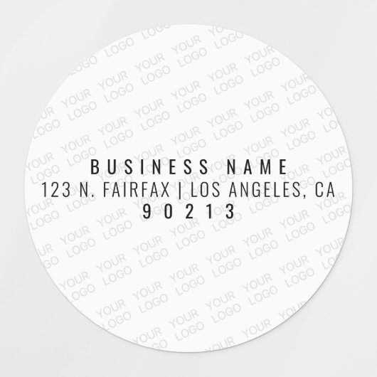 Ihr Logo wird automatisch hell und wiederholt Etiketten (Design 2)