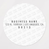 Ihr Logo wird automatisch hell und wiederholt Etiketten (Design 1)