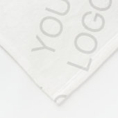 Ihr Logo wird automatisch hell und wiederholt Fleecedecke (Ecke)