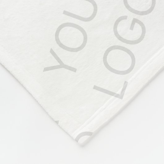 Ihr Logo wird automatisch hell und wiederholt Fleecedecke (Ecke)