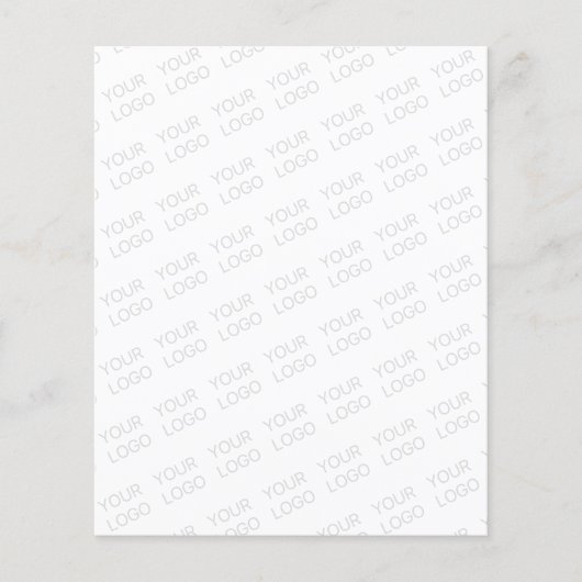 Ihr Logo wird automatisch hell und wiederholt Flyer (Vorne)