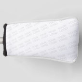 Ihr Logo wird automatisch hell und wiederholt Golf Headcover (Vorderseite)