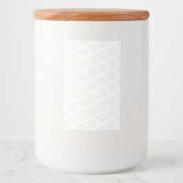 Ihr Logo wird automatisch hell und wiederholt Lebensmitteletikett