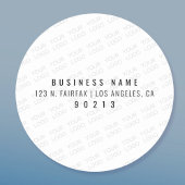 Ihr Logo wird automatisch hell und wiederholt Runder Aufkleber