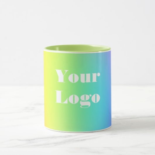 Ihr Logo wird rot angezeigt Tasse (Zentrum)