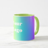 Ihr Logo wird rot angezeigt Tasse (VorderseiteRechts)