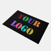 Ihr Logo wird von Ihrem Geschäftsbüro empfohlen Fußmatte (Schrägansicht)