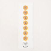 Ihr Logo Yoga Studio Sunflower Chakras Yogamatte (Vorderseite)