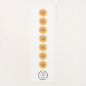 Ihr Logo Yoga Studio Sunflower Chakras Yogamatte (Rückseite)