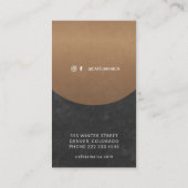 Ihr Logocoffee House Manager | Kupferkartentafel Visitenkarte (Rückseite)