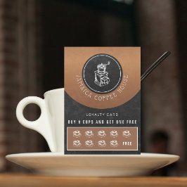 Ihr Logokaffeemarkt gratis Kaffeekarte Visitenkarte
