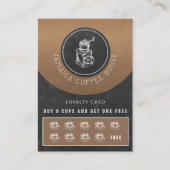 Ihr Logokaffeemarkt gratis Kaffeekarte Visitenkarte (Vorderseite)