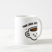Ihr lokales Kaffeesnob Kaffeetasse (VorderseiteRechts)