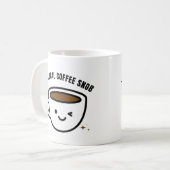 Ihr lokales Kaffeesnob Kaffeetasse (Vorderseite Links)