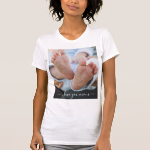Ihr Mama Foto T - Shirt Text - I Liebe Mama