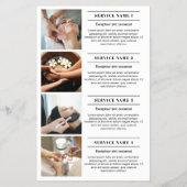 Ihr Marketing für Logodienste Schönheitssalon Flyer (Hinten)