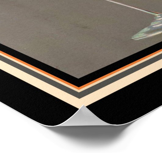 "Ihr Martini" 1920 Art Deco Print Poster (Ecke)