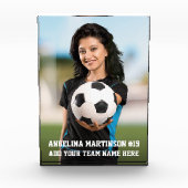 Ihr maßgeschneiderter Fußball oder Ihr Sport Fotoblock (Vorderseite)