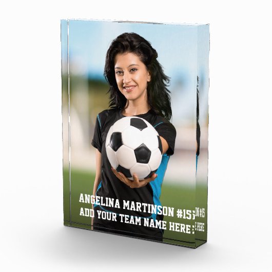 Ihr maßgeschneiderter Fußball oder Ihr Sport Fotoblock (Rechts)