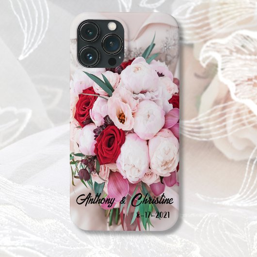 Ihr maßgeschneidertes Wedding Bouquet Foto Case-Mate iPhone Hülle