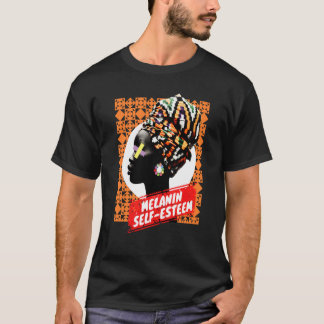 Ihr Melanin Boost Self Esteem und 2023 Black Histo T-Shirt