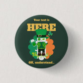 Ihr Meowgical Leprechaun Button (Vorderseite)