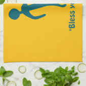 Ihr Mess-Küchentuch segnen Geschirrtuch (Gefaltet)