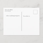 Ihr Message-Foto Neue Ankündigung für das Kundenge (Rückseite)