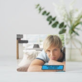 Ihr Message Foto Spaß Retro Comic Pop Kunst Postkarte (Stehend Vorderseite)