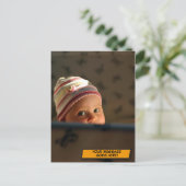 Ihr Message Foto Spaß Retro Comic Pop Kunst Postkarte (Stehend Vorderseite)