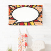 Ihr Message Speech Bubble Fun Retro Comic Book Banner (Insitu)