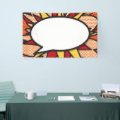 Ihr Message Speech Bubble Fun Retro Comic Book Banner (Messeveranstaltung)